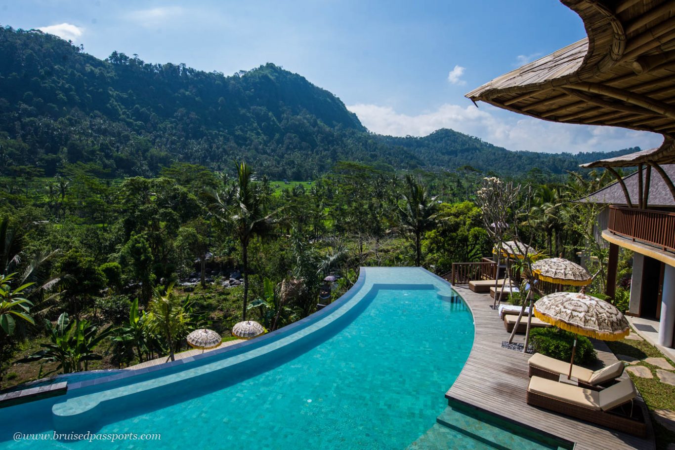 Pool with view at Wapa Di Ume Sidement