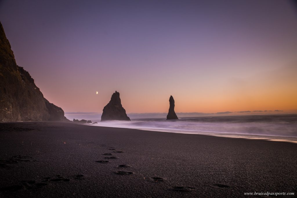 Black sand beach Reynisfjara near Vik 