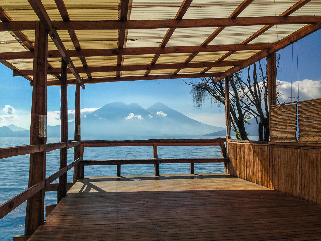 View from San Marcos Lake Atitlan 