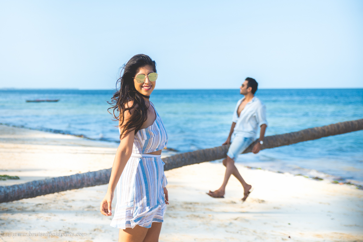 couple on Zanzibar beach